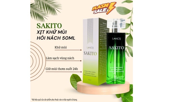 Xịt khử mùi Sakito được nhiều người ưa chuộng