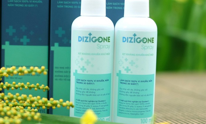 Dizigone điều trị vết thương hở