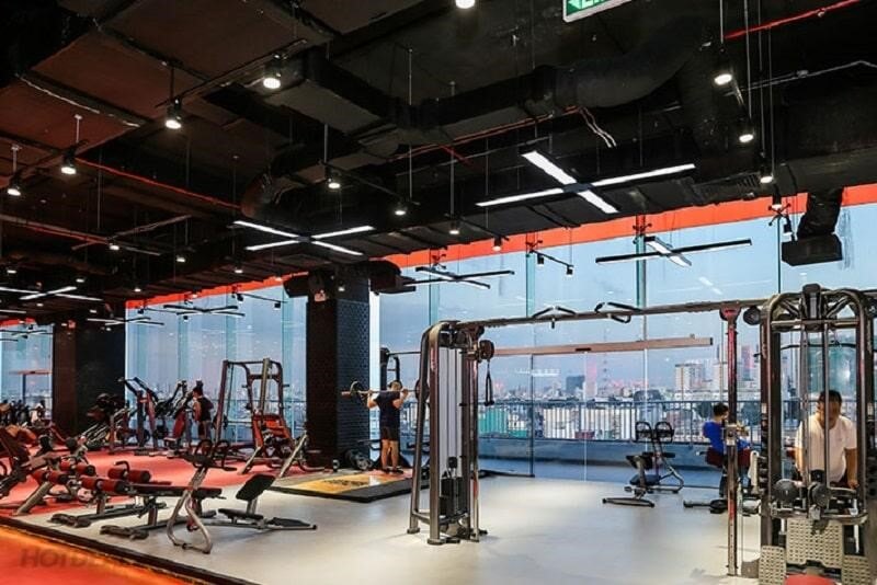 Phòng tập gym quận Tân Phú