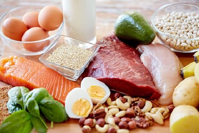 Một số thực phẩm có chứa nhiều protein cung cấp cho người tập gym tăng cân