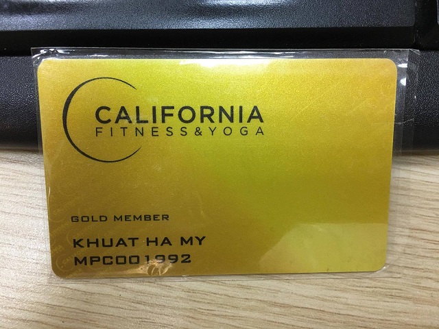 Thẻ Gold tại California Fitness