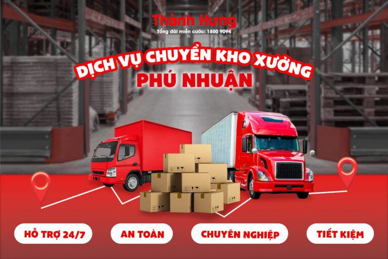 Dịch vụ chuyển kho xưởng Phú Nhuận trọn gói