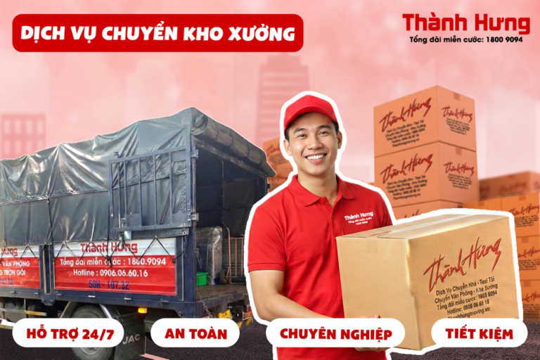 Dịch Vụ Chuyển Kho Xưởng Trọn Gói Chuyên Nghiệp